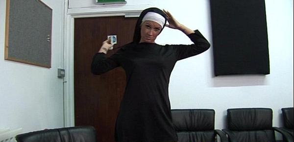  Real brit nun punishing hard cock